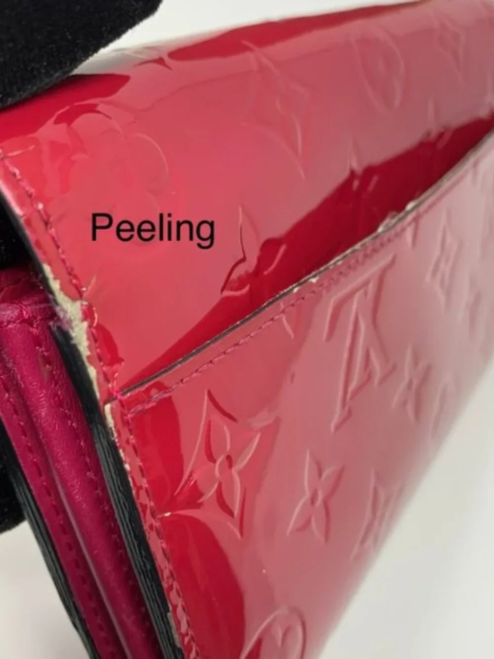 Louis Vuitton Monogram Vernis pink wallet